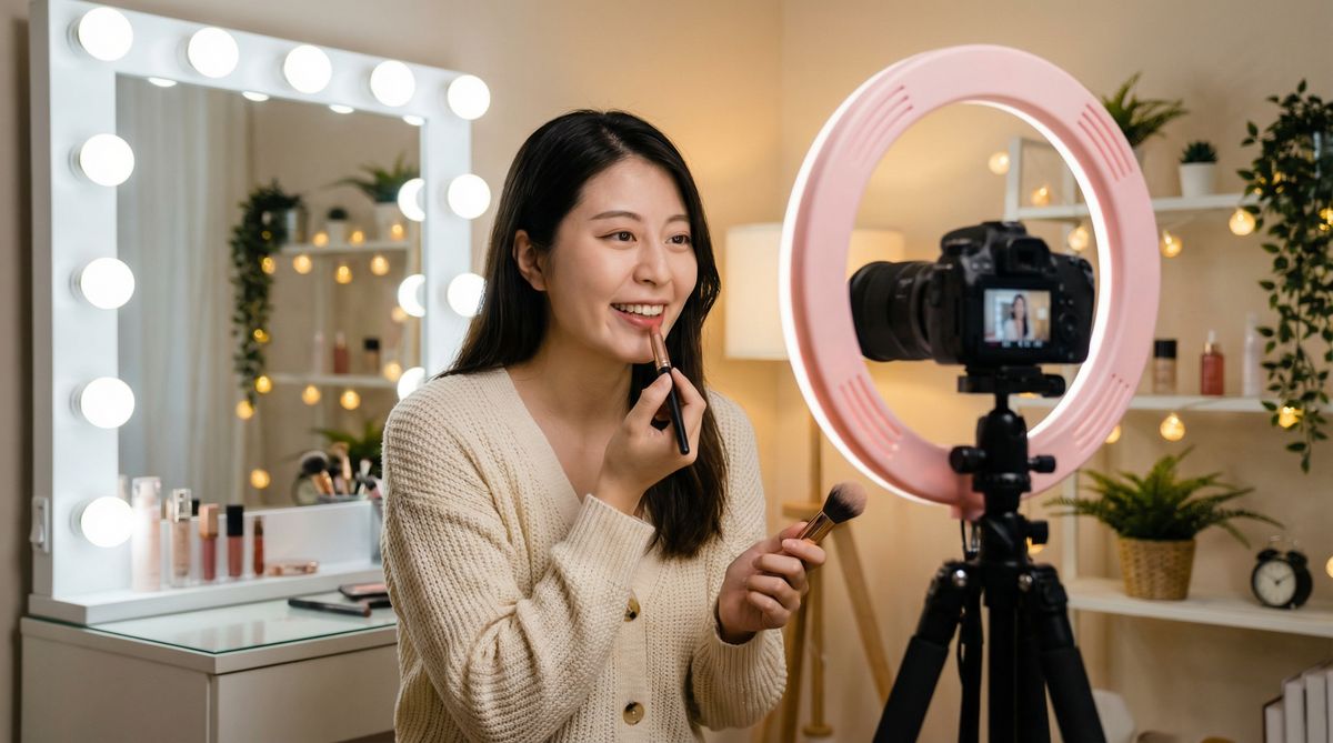 偷拍抄底美妆视频